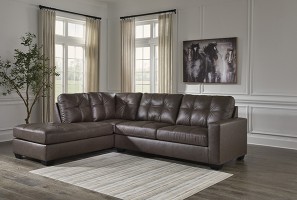 Barlin Mills RAF Sofa/LAF Corner Chaise Umber